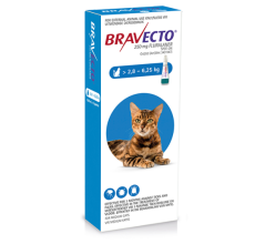 Bravecto for Cats 2.8 - 6.25 kg Spot-On 0.89ml