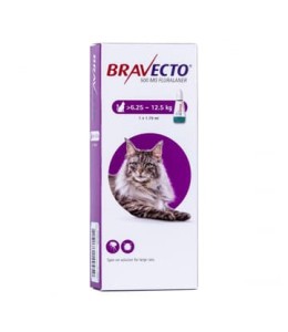 Bravecto for Cat 500mg  6.25 -12.5kg 1x 1.79ml