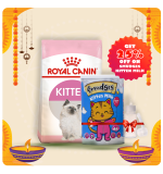 Royal Canin Feline Health Nutrition Kitten 10 KG + Smudges Kitten milk 300g FREE Scoop and Bottle