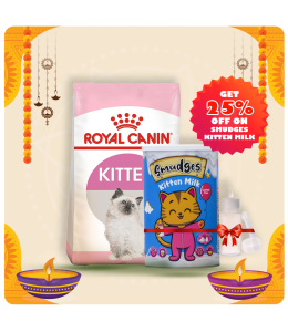 Royal Canin Feline Health Nutrition Kitten 10 KG + Smudges Kitten milk 300g FREE Scoop and Bottle