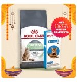 Royal Canin Feline Care Nutrition Digestive Care 2 KG + Bravecto for Cats 2.8 - 6.25 kg Spot-On 0.89ml