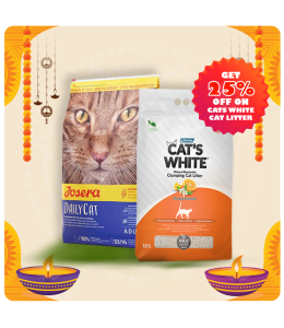 Josera Daily Cat Dry Food 10kg + Cats White 10L Orange Clumping Cat Litter Clumping Cat Litter