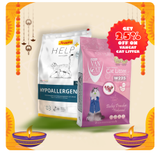 Josera Help Hypoallergenic Cat Dry Food 2kg + Van Cat White Bentonite Clumping Cat Litter Baby Powder 10Kg Cat Litter