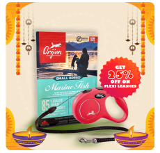 Orijen Marine Fish Small Breed 1.8Kg + FLEXI New Classic M Cord 5m red