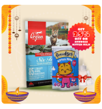 Orijen Six Fish Cat 1.8Kg + Smudges Kitten milk 300g FREE Scoop and Bottle
