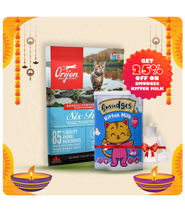 Orijen Six Fish Cat 1.8Kg + Smudges Kitten milk 300g FREE Scoop and Bottle