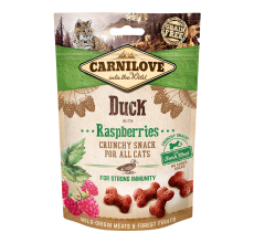 Carnilove Duck with Raspberries Crunchy Snack for Cats 50g