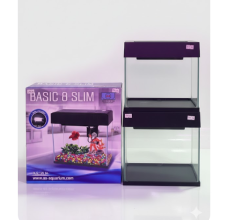 AA Basic 8 Slim Glass Tank Black