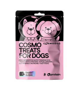 Cosmodog Rabbit Sushi Dog Treats 100g