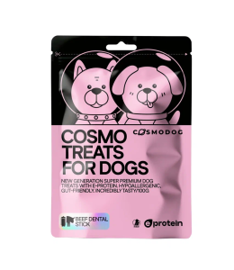 Cosmodog Beef dental stick Dog Treats 100g