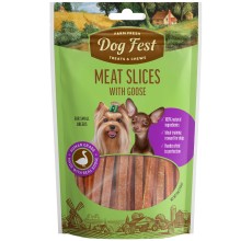 Dog fest slices with goose for small breeds 55g