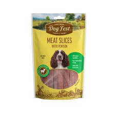 Dog Fest Meat Slices with Venison Dog Treats - 90g