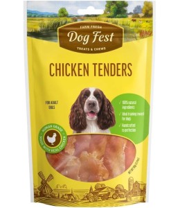 Dog Fest Chicken Tenders For Adult Dogs - 90g - 3.17oz
