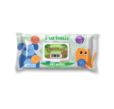 Furbath Natural Pet Wipes 80 Count- Coconut