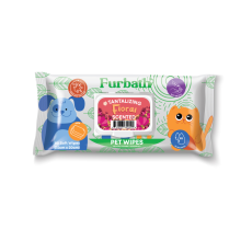 Furbath Natural Pet Wipes 80 Count- Floral