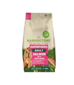 Harringtons Superfoods Salmon with Vegetables Adult Dry Dog Food 1.7KG