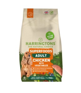 Harringtons Superfoods Chicken with Vegetables Adult Dry Dog Food 1.7KG