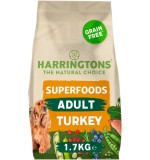 Harringtons Superfoods Turkey with Vegetables Adult Dry Dog Food 1.7KG