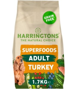 Harringtons Superfoods Turkey with Vegetables Adult Dry Dog Food 1.7KG