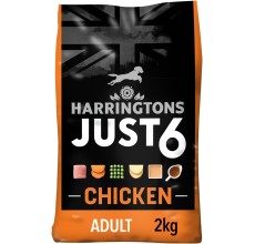 Harringtons Just 6 Chicken Grain Free Adult Dry Dog Food 2KG