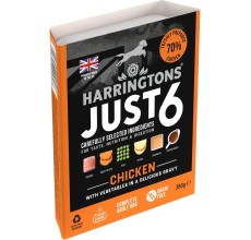 Harringtons Just 6 Chicken Grain Free Adult Wet Dog Food 380g