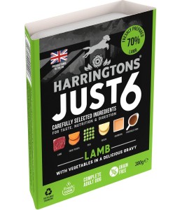 Harringtons Just 6 Lamb Grain Free Adult Wet Dog Food 380g