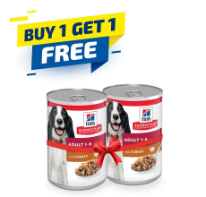 Hill's Science Plan Adult Dog Food with Turkey 370gx12