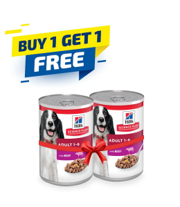 Hill's Science Plan Adult Dog Food with Beef 370gx12