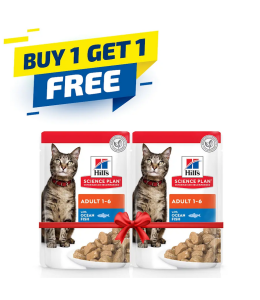 Hill's Science Plan Adult Wet Cat Food Ocean Fish Pouches 85gx12