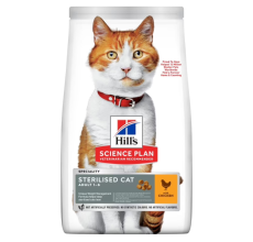 Hill's Science Plan Sterilised Adult Cat Food with Chicken - 3kg