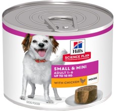 Hill's Science Plan Small and Mini Adult Dog Mousse (200gx12)