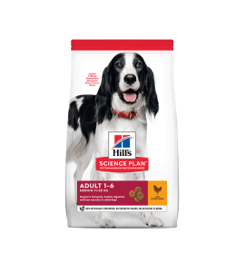 Hill's Science Plan Medium Adult Dog Food with Chicken - 14kg
