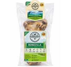 Houndsworth Bonezilla – Hypoallergenic Ostrich Femur Bone 300g