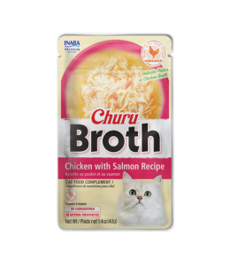 Inaba Chicken Broth with Salmon 40g