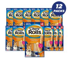 INABA CHURU chicken recipe wraps chicken recipe 40g/4 sticks per pack - Pack of 12