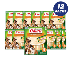 INABA CHURU chicken recipe 56g/4 sticks per pack - Pack of 12