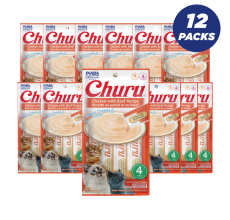 Inaba Churu Chickenwith Beef - 56g - Pack of 12