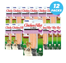 INABA CHICKEN EXTRA TENDER IN CRAB BROTH 25 g /per Pc - Pack of 12