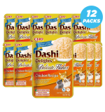 Inaba Dashi Delights Delicate Flakes Chicken Recipe Cat Treats 40g - Pack of 12