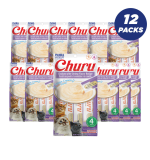 Inaba Churu Chicken With Shrimp 56g - 4 Sticks Per Pack - Pack of 12