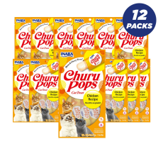 INABA CHURU CHURU POPS CHICKEN 60g/4 sticks per pack - Pack of 12