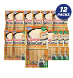Inaba Churu Skin and Coat Chicken - 56g - Pack of 12