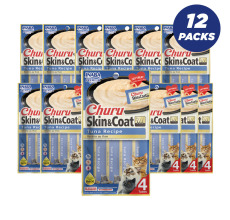 Inaba Churu Skin and Coat Tuna - 56g - Pack of 12