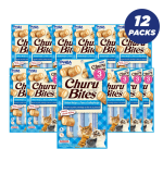 INABA CHURU chicken recipe wraps tuna with scallop recipe 30g /3 pouches per pack - Pack of 12