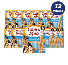 INABA CHURU chicken recipe wraps chicken with cheese recipe 96g/8 packs per pack - Pack of 12