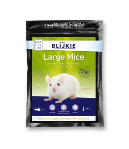 Blijkie Black Foil Line Mice Large 25-30 g, 15 pcs