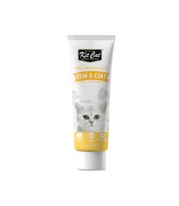 Kit Cat Daily Nutritional Supplement Gel For Cats & Kittens – Skin & Coat (120g)