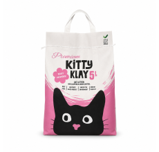 Kitty Klay Bentonite Clumping Cat Litter - Baby Powder 5L