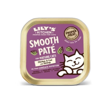 Lily's Kitchen Chicken, Cod & Shrimp Paté Mature Cat Wet Food 85g