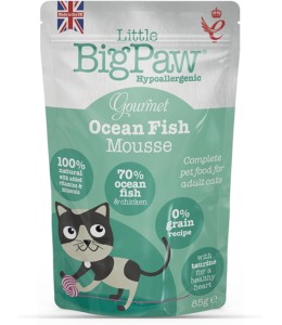 Little Big Paw Cat Gourmet Fish Mousse 85g